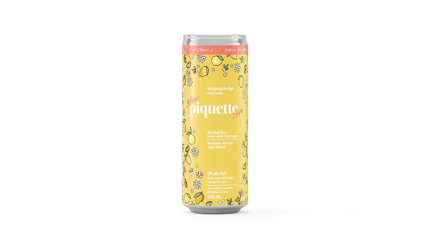 NEW | Piquette Zero Glow Cans, Case of 24
