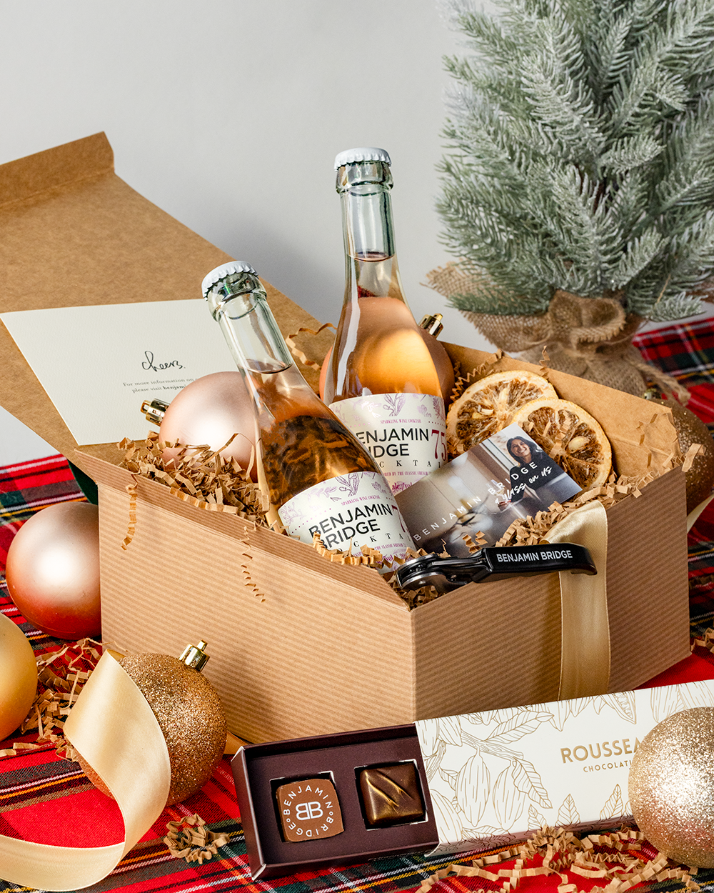 Coffret cadeau cocktail rosé 75