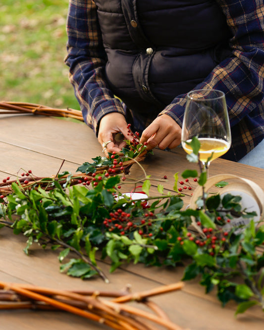 Winter Vineyard Adventure | Wine Tasting & Wreath-Making