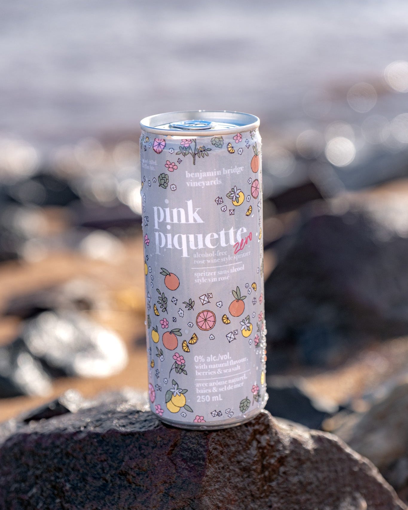 Pink Piquette Zero Cans, Case of 24 – Benjamin Bridge