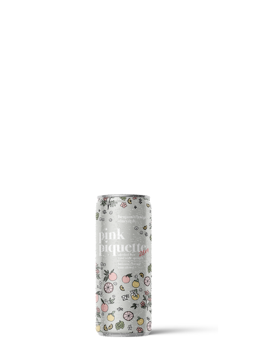 Pink Piquette Zero Cans, Case of 24