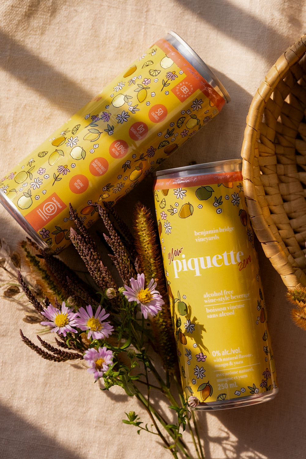 NEW | Piquette Zero Glow Cans, Case of 24