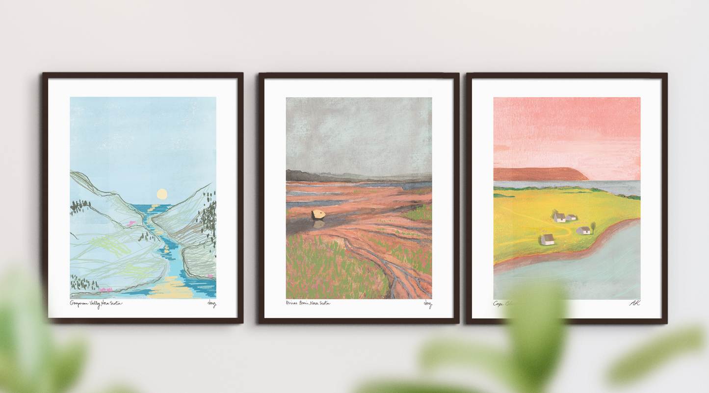 Minas Basin Art Print