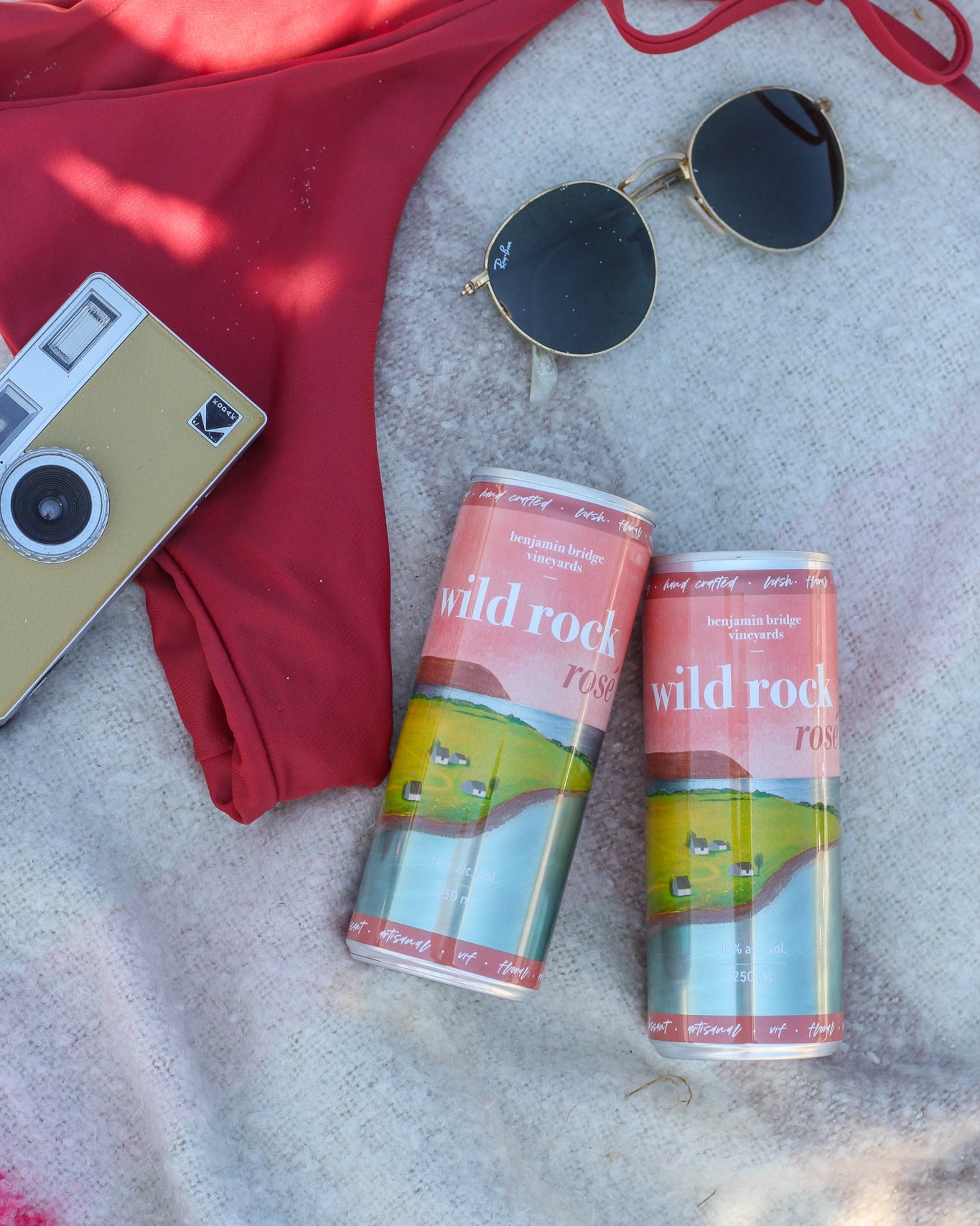 Wild Rock Rosé Cans, Case of 12