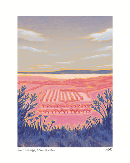 The Look Off Art Print
