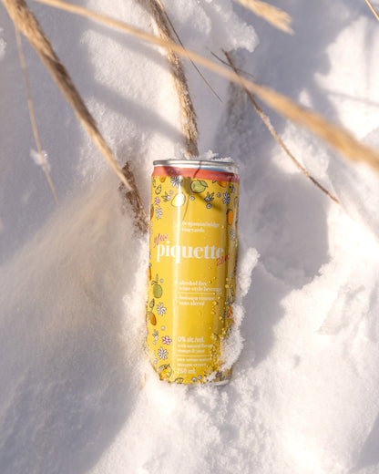 Piquette Zero Glow Cans, Case of 24