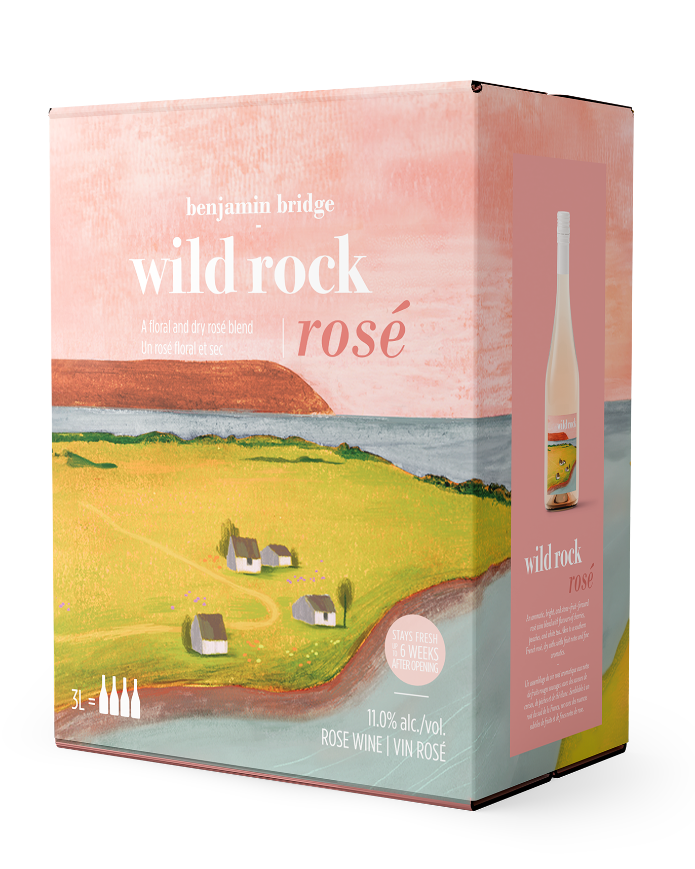 5 Wild Rocks Wild Rock Rosé 3L – Benjamin Bridge
