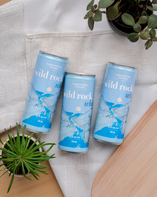 Canettes de rosé Wild Rock, carton de 12 