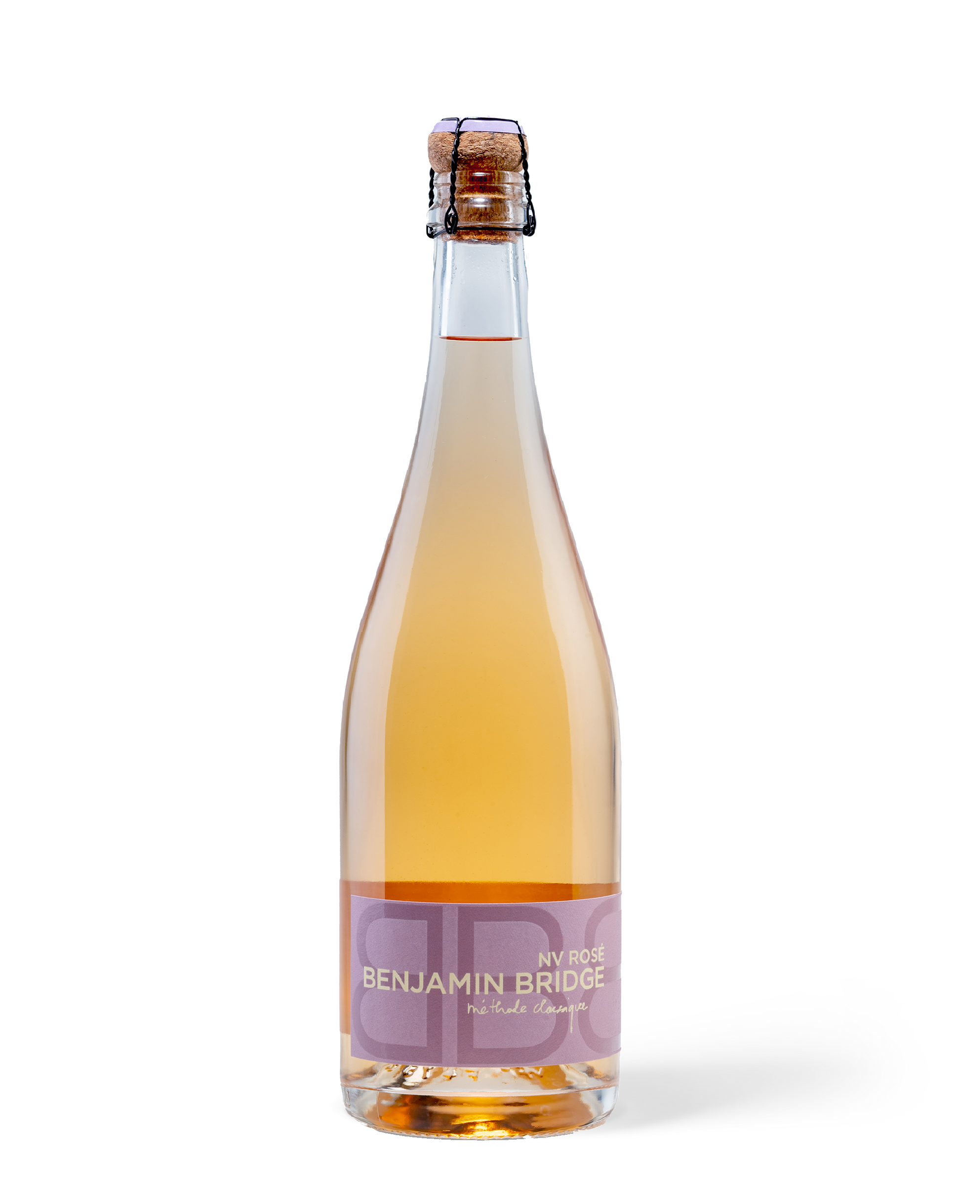 Rosé wine bottle Benjamin Bridge 