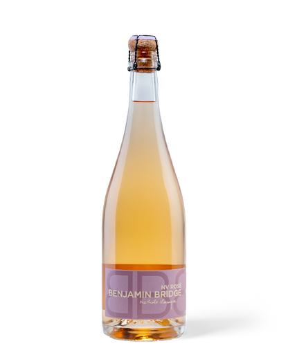 Rosé wine bottle Benjamin Bridge 