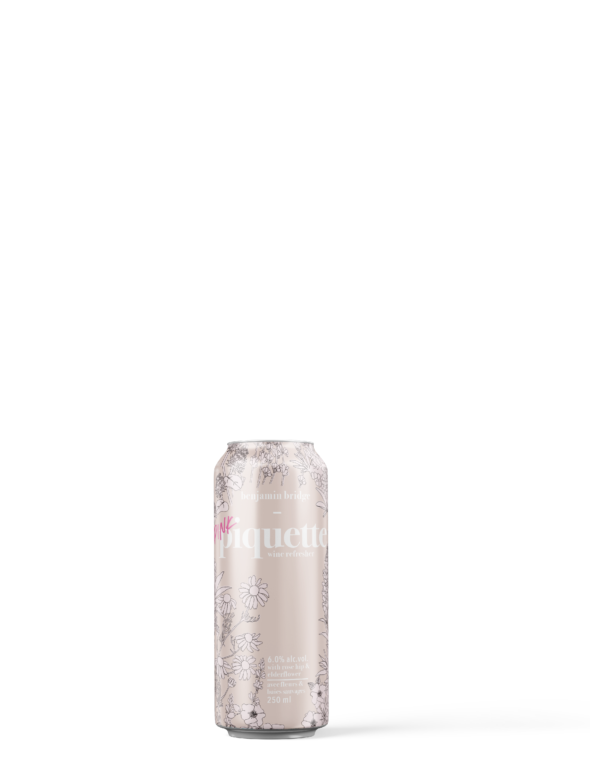 Pink Piquette Cans Case Of 12 Benjamin Bridge pink-piquette-cans-case-of-12-benjamin-bridge